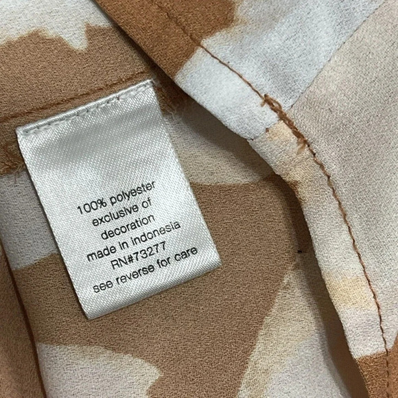 Elizabeth and James Boho Peasant Top Size Large - Picture 6 of 8